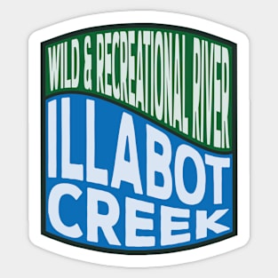 Illabot Creek Wild and Recreational River Wave Sticker